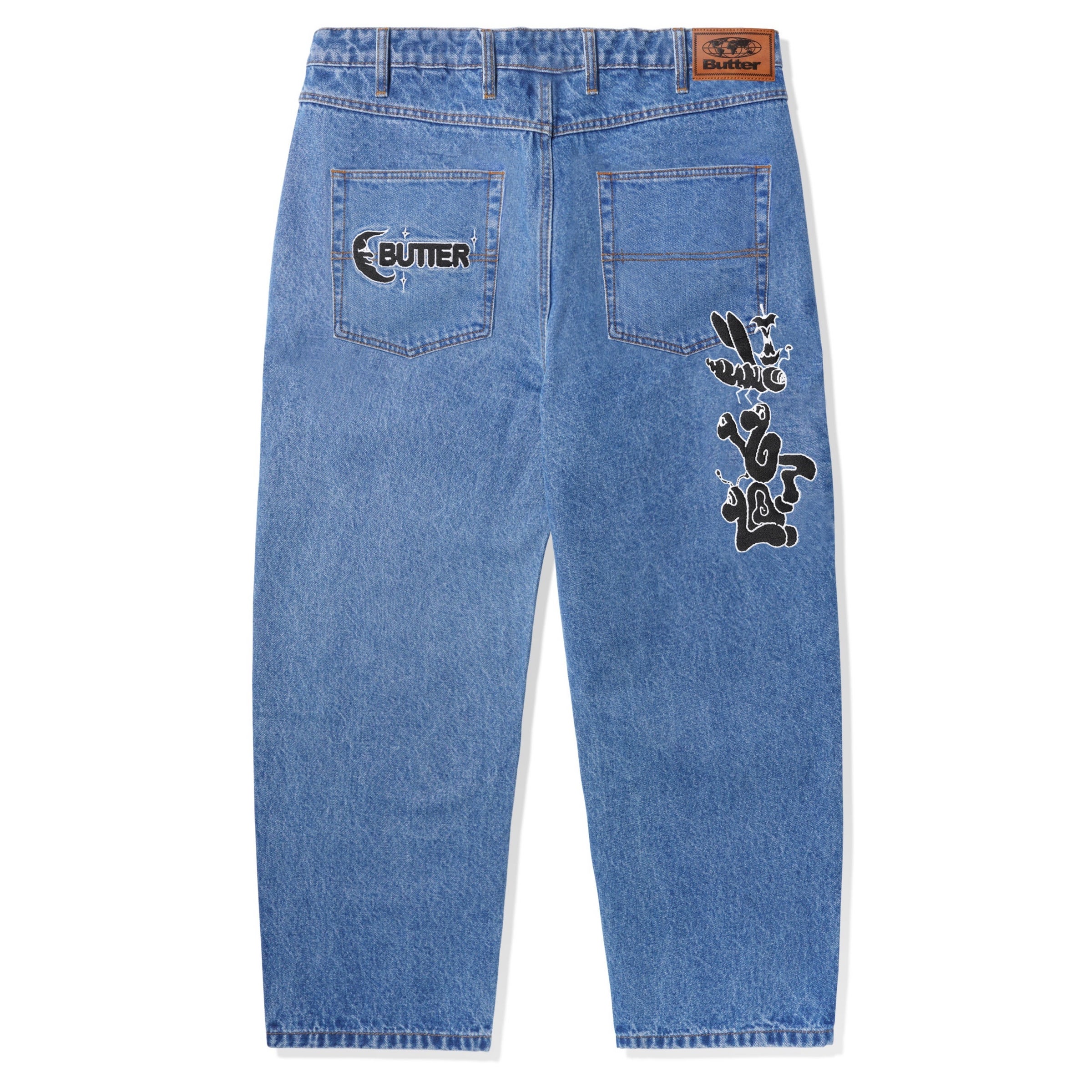Butter Goods Web Denim Pants Dark Indigo Butter Goods Critter